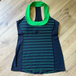 Lululemon Striped Scoop Neck Tank